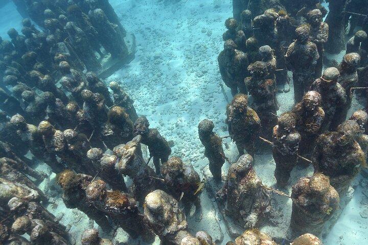 Snorkeling Adventure at the Cancun Underwater Museum