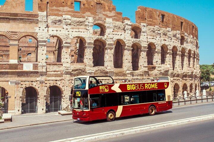 Colosseum with Arena and Hop On Hop Off Bus Ticket