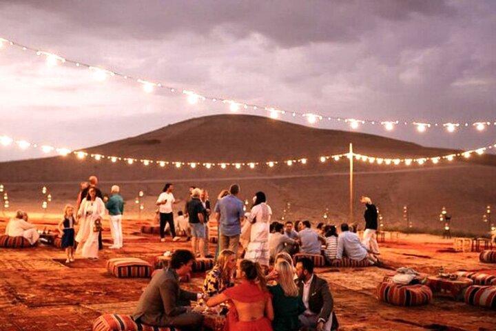 Marrakech Sunset Dinner in the Agafay Desert with Show and Pool