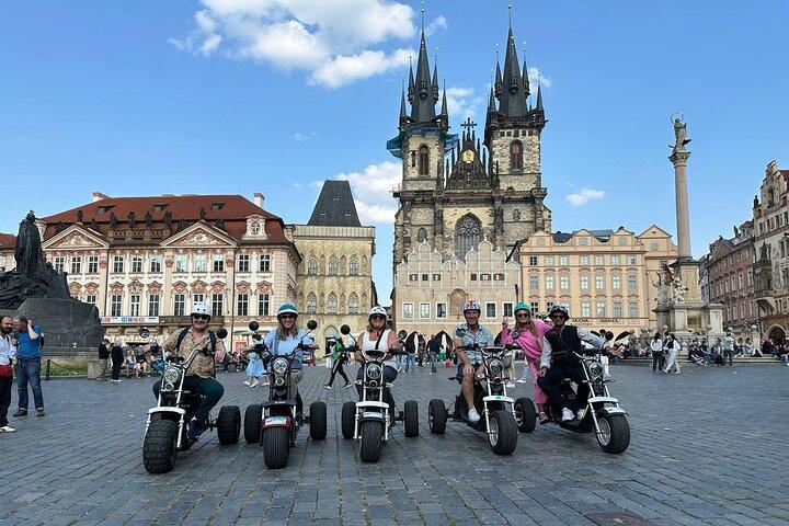 Amazing !!! Electric Trike Tour of Prague, live guide included