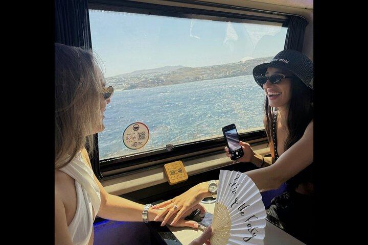 Private Mykonos Island tour by Luxury Minibus up to 11 passengers