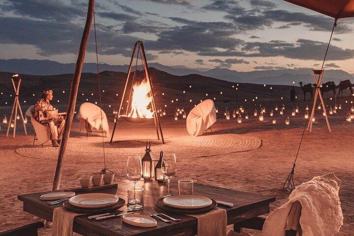 Agafay Desert with Camel Ride and Fireshow from Marrakech