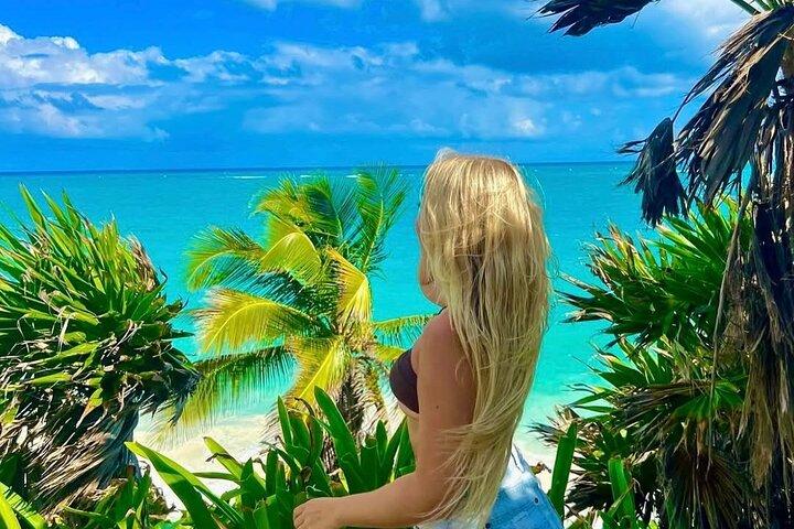 Deluxe Trip to Casa Tortuga Cenotes and Tulum Site from Cancun