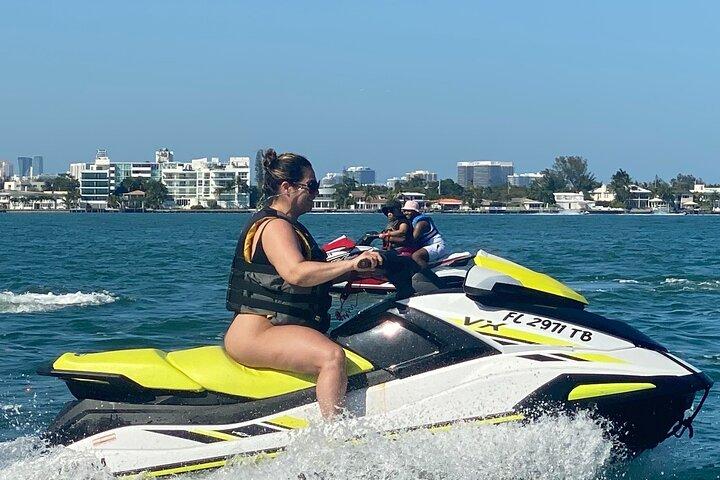 Miami Island Adventure Jet Ski Tour Bring a Partner for Free