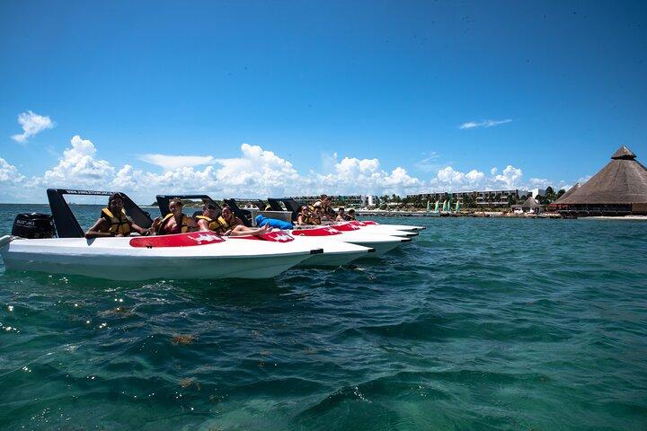Speedboat Tour with Snorkeling in Cancun – Drive Your Own Boat!