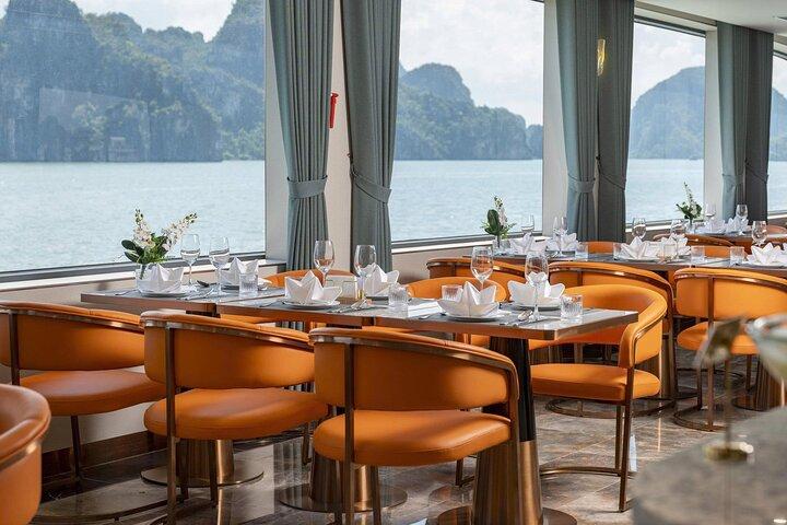 Explore Ha Long Bay on Leona 5-Star Luxury Day Cruise from Harbor