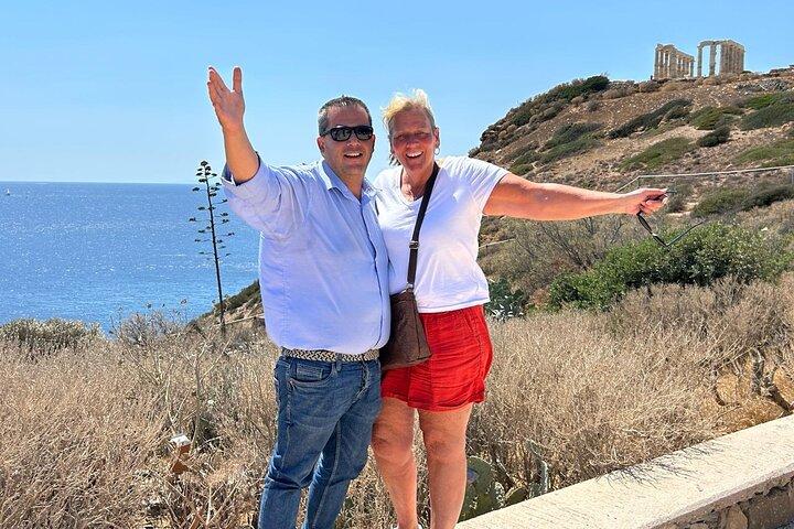 Private Tour Sounio Athens Riviera with Traditional Greek Food