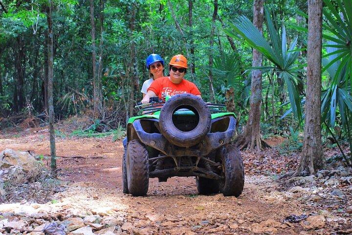 Adrenaline Experience with ATV Single, Ziplines on Cenote