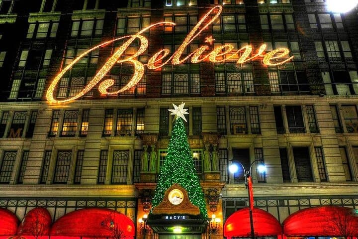 Ultimate NYC Christmas Lights At Night Walking Tour