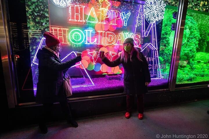 Ultimate NYC Christmas Lights At Night Walking Tour