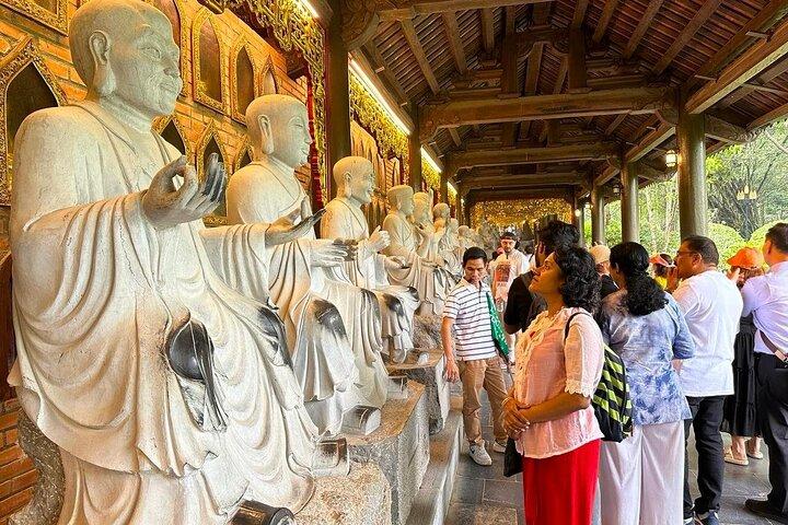 From Hanoi: Luxury Day Trip to Bai Dinh, Trang An & Mua Caves