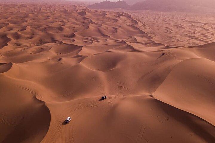 Doha Desert Safari: Sunset,Sunrise,Camel,Sand boarding,Inland Sea
