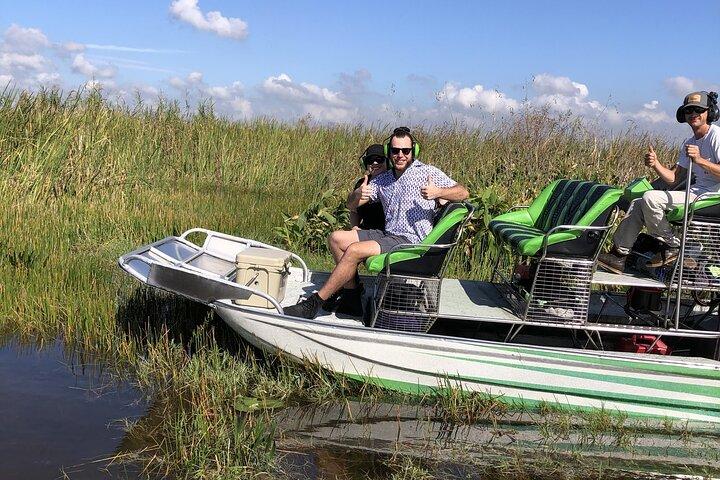 Miami: 60 Minute Private Everglades Airboat Ride