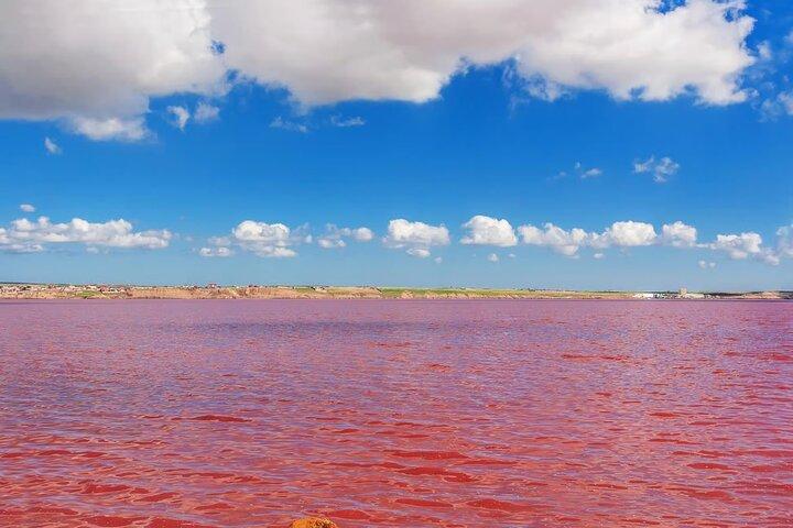 Baku Pink Lake and Beshbarmag Mountains Day Trip