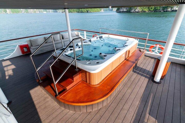 Iris Luxury Cruise Tour in Halong Bay Departing from Harbor
