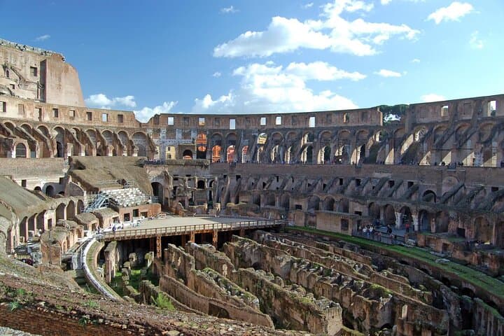 Colosseum Only Arena Floor Guided tour + Access Forum & Palatine
