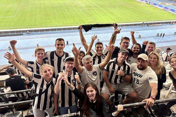 Rio de Janeiro: Join a Botafogo soccer game with transport
