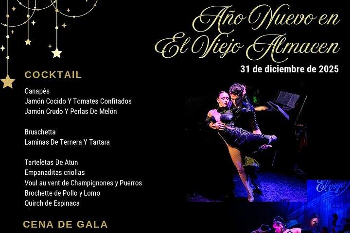 Live New Year's Eve in Buenos Aires Dinner Tango Show and Celebration