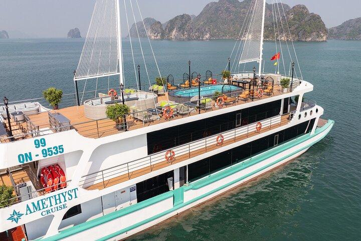 Amethyst Luxury Halong Cruise From Hanoi by Limousine Transfer