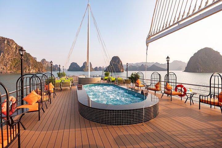 Amethyst Luxury Halong Cruise From Hanoi by Limousine Transfer