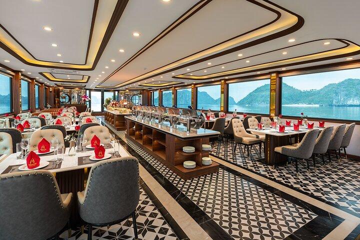 5-Star Halong Bay Cruise with Buffet Lunch, Sunset Party