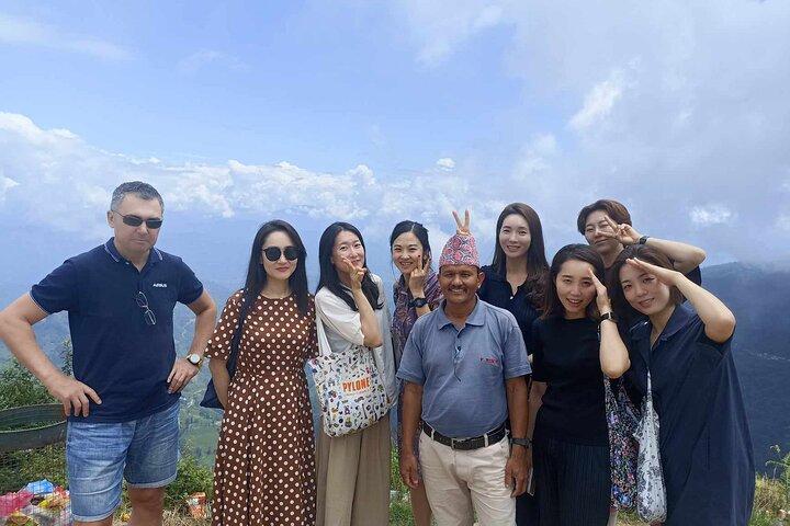 Mt Everest view from Nagarkot -hiking to Changu UNESCO site