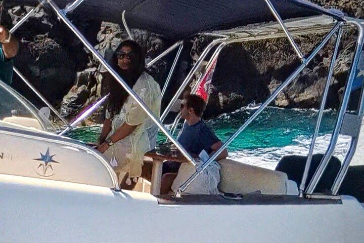 Explore Santorini and its volcanic wonders with Alex Private Boat