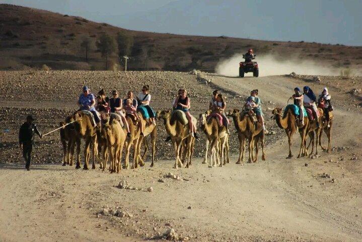 Desert Agafay Tour with show Dinner/Quad Bike & Sunset Camel Ride