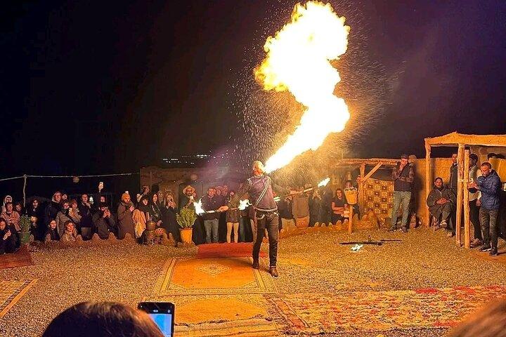 Marrakech: Agafay desert quad &camel ride with dinner show
