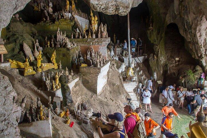 Full Day Mekong River Kayaking and Pak Ou Caves Adventure