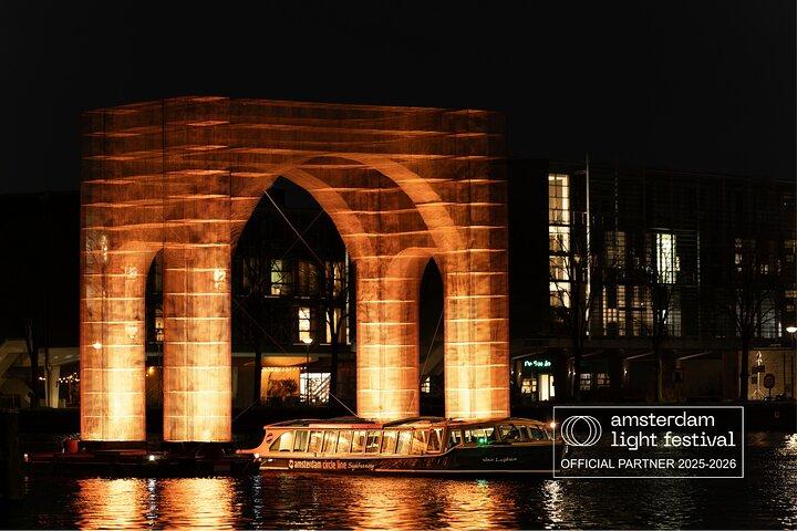 Amsterdam: heated Light Festival Cruise | Incl. Drinks Option