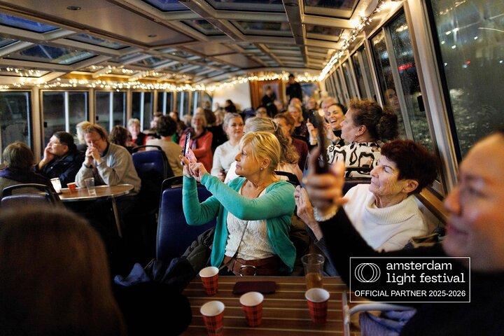 Amsterdam: heated Light Festival Cruise | Incl. Drinks Option