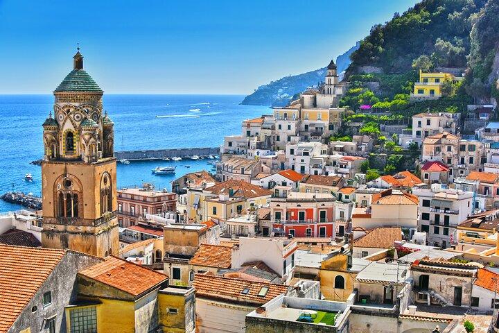 Amalfi Coast and Positano from Rome with Limoncello and Boat Tour