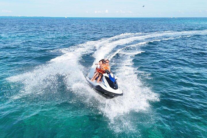 2 in 1 Parasail Cancun and Jet ski