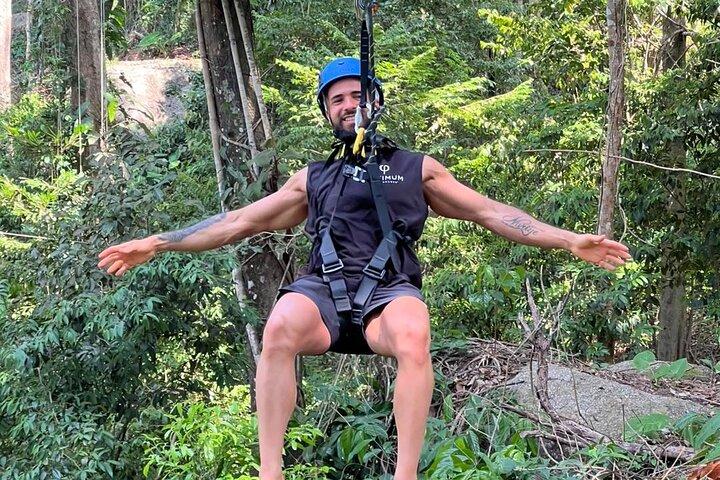 Phuket Skyline Flying Zipline and ATV with Kamala Beach View