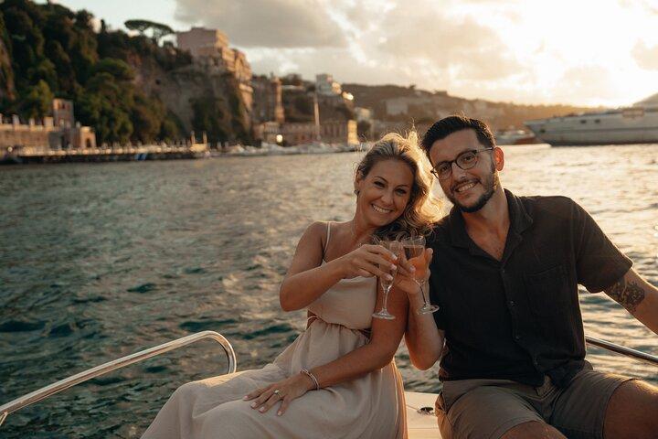 Private Sunset Boat Tour with Prosecco from Sorrento