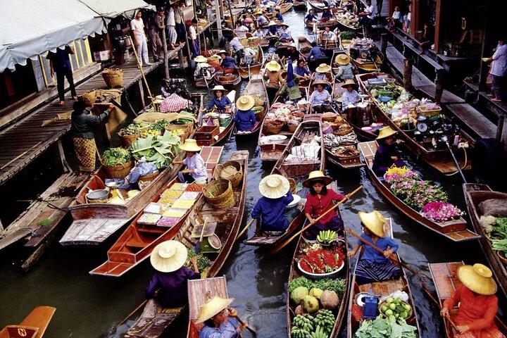 Private: Maeklong Railway Market and Ayutthaya Full Day Tour