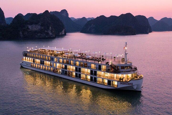 Halong and Lan Ha Bay Indochine 2D1N Luxury 5-Star Cruise Tour