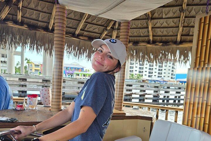 Fort Myers Beach 90 Minute Round Tiki Boat Cruise
