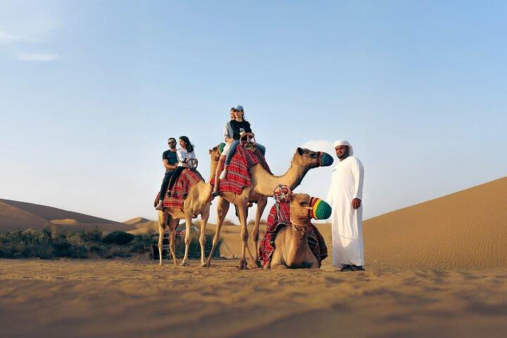 Dubai: Camel Desert Safari with Authentic Emirati Dinner