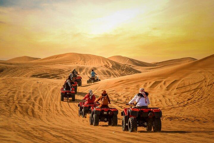 Dubai Desert Safari: Luxury Fortress Dinner, Dune Bash, Quad Bike