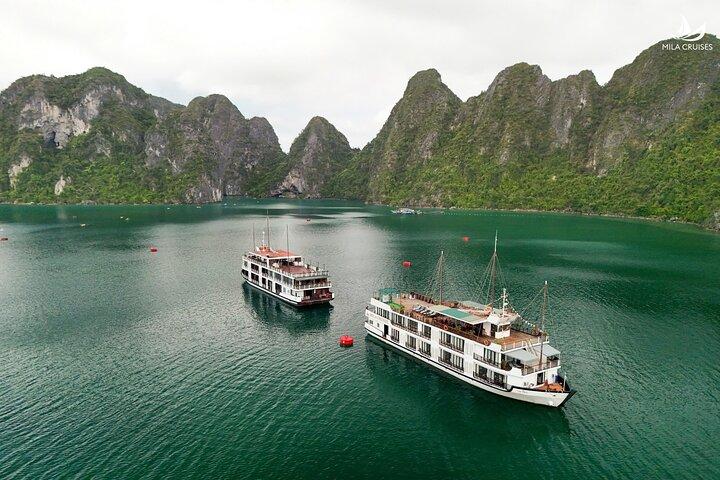 Mila Cruises Halong Bay 2 Days 1 Night Luxury Tour from Hanoi