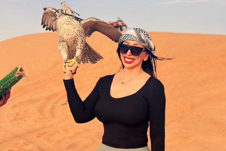 Evening Desert Safari Dubai: Red Dunes, Camel Ride, & BBQ Dinner