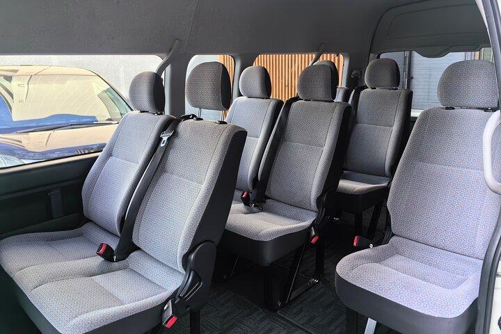 Transfer from Osaka City Hotels to Kansai Airport 10-seats van