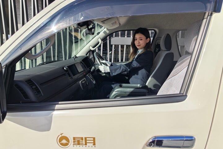 Transfer from Osaka City Hotels to Kansai Airport 10-seats van