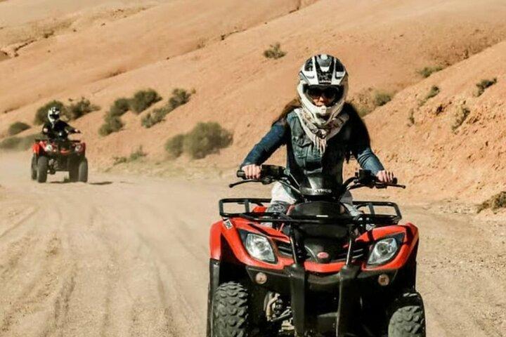Marrakech Agafay Desert Quad and Camel Rides with Dinner Show