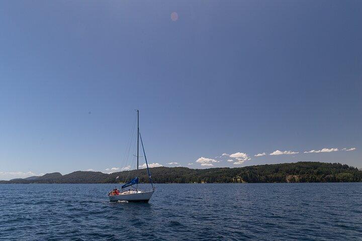 Sailing boat ride on Lake Nahuel Huapi in Bariloche