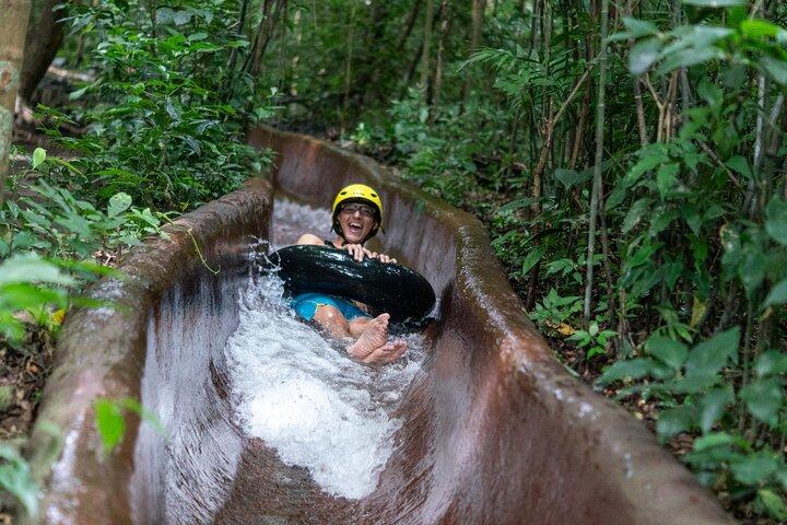 The Longest and Fastest Hidden Jungle Water Slide in Costa Rica