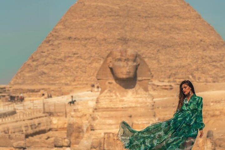 VIP Half Day Tour Giza Pyramids with Lunch at 9 Pyramids Lounge