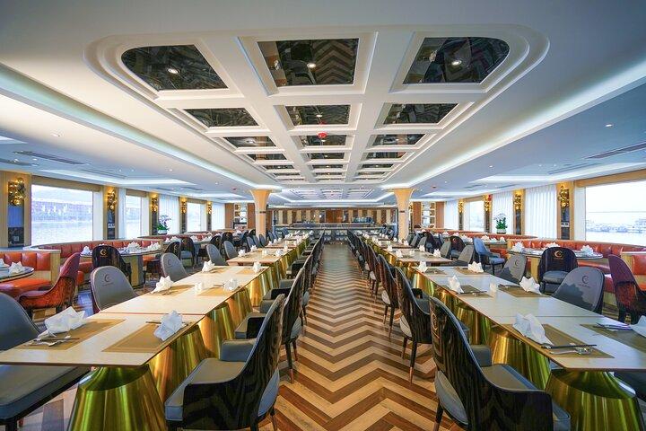 5-Star Luna Luxury Cruise: Ha Long Bay with Pool & Lunch